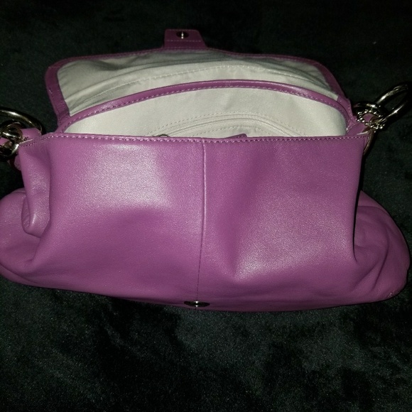 Coach Purse F17217 Berry Purple - Picture 3 of 8